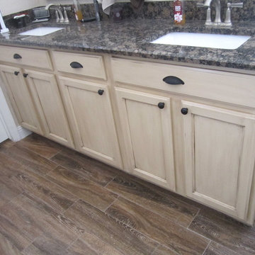 Master Bath Cabinet Refinishing