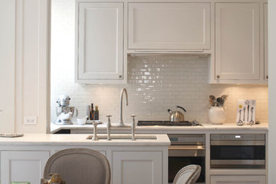 Kitchen - transitional kitchen idea in New York