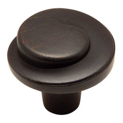 Cosmas - Cosmas 775AS Cabinet Swirl Knob, Set of 5, Oil Rubbed Bronze - Cabinet And Drawer Knobs