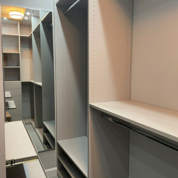 Coconut Grove Custom Dressing Closet with Jewelry Storage