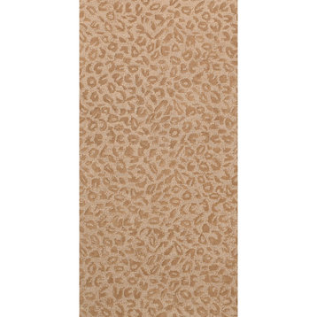 Leopardess Hand-Tufted Responsible Wool Area Rug, Pecan, 2'6" X 5'