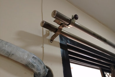 installation of rod for curtain
