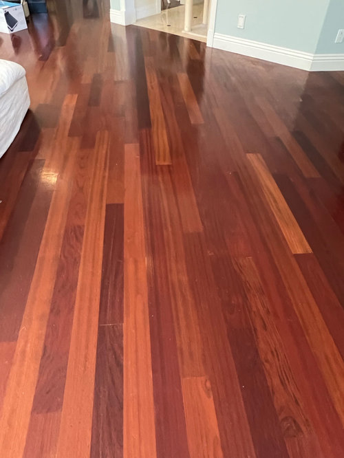 refinishing Brazilian Cherry floors