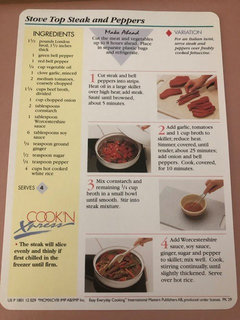 LOOKING for: Easy Everyday Cooking Recipe Cards