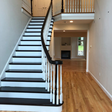 Wood floor refinish, oil base product