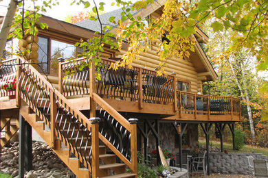 Contemporary exterior home idea in Minneapolis