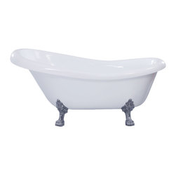 67" Gibson Clawfoot Slipper Bathtub - Bathtubs