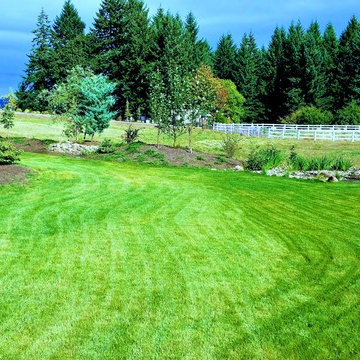 HOUZZ SUCCESS-STORY! Small Traveling Sprinklers Save Large Late Season Planting