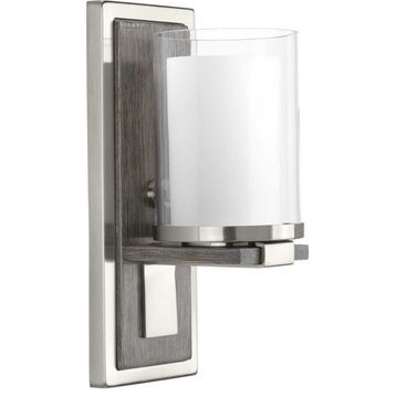 Mast 1 Light Wall Sconce, Brushed Nickel