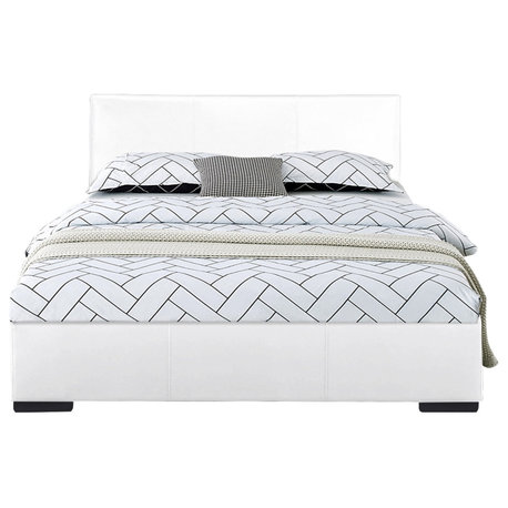 Camden Isle Abbey White Bed, King