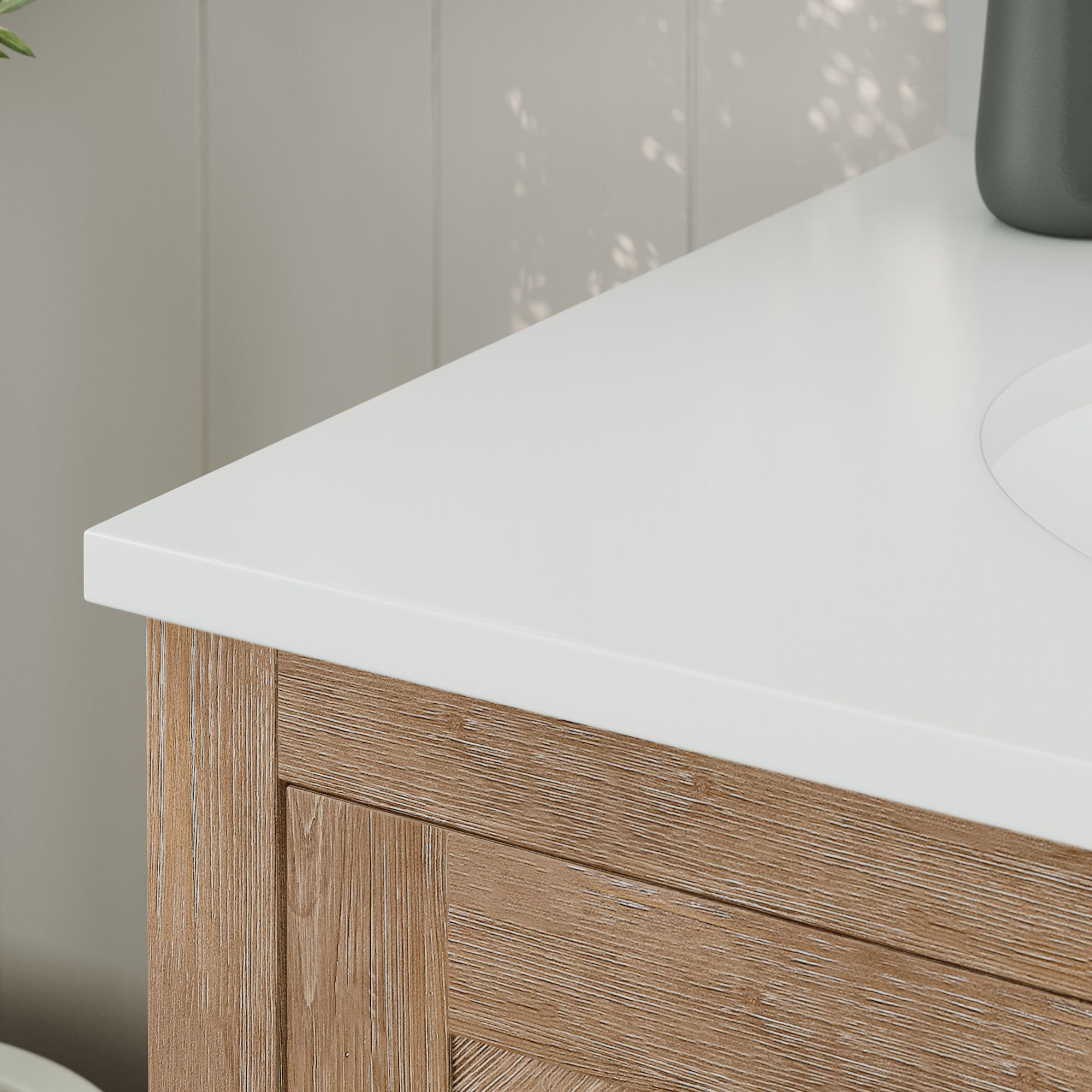 Savannah Bathroom Vanity, Acacia, 30", Single Sink, Freestanding