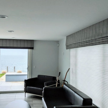 Modern look updates this lake house