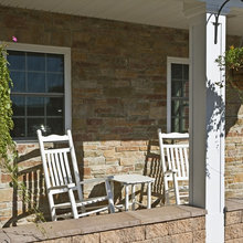 Breckenridge ledgestone mortared