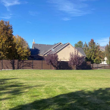 Steel and Composite Backyard Fence