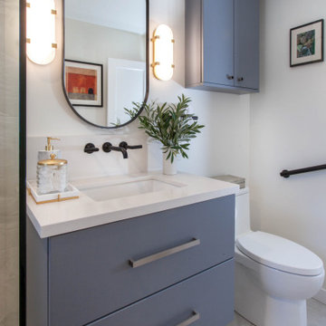Contemporary Guest Bathroom San Diego