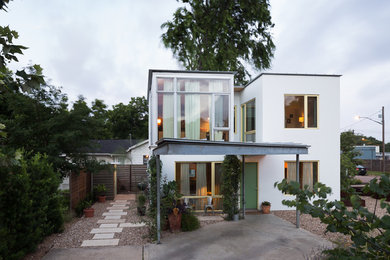 Inspiration for a modern home design in Austin.