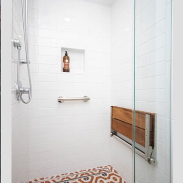 Eclectic Basement Bathroom