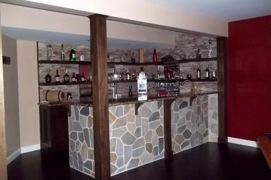 Family room - traditional family room idea in Louisville