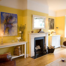 Living room accent wall