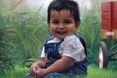 Commissioned Child's Oil Portrait