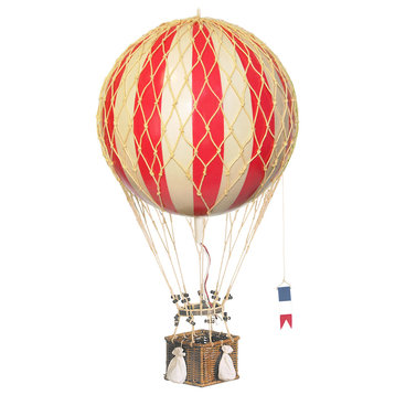 Royal Aero Decorative Hot Air Balloon, Blue, True Red