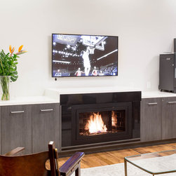 Nassau Coliseum - Indoor Fireplaces