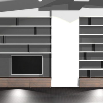 Regalsystem für die Wohnzimmer