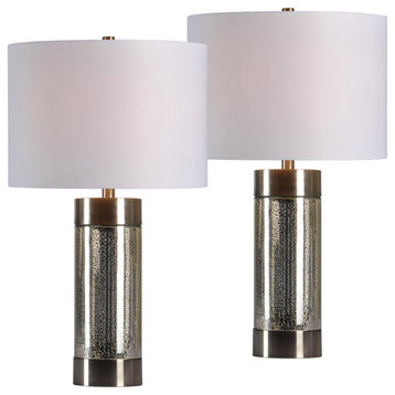 Leonora Table Lamp Set 15x26.5x15