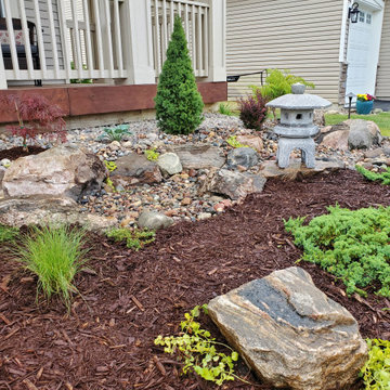 Japanese themed garden