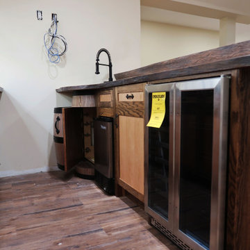 Live Edge Wet Bar