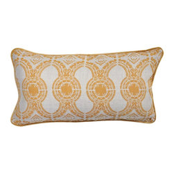Portico Gold Pillow - Decorative Pillows