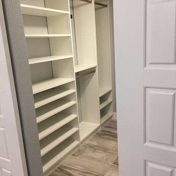 Rustic White Closet
