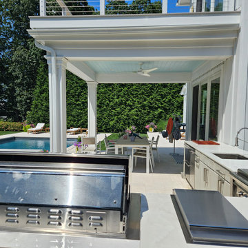 Outdoor Kitchen Designed With The Chef In Mind All Summer Long In The Hamptons