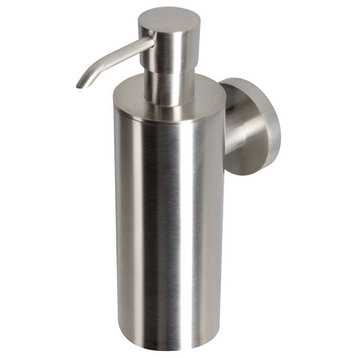 Wall Mounted Satin Stainless Steel Soap Dispenser