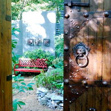 wooden gate