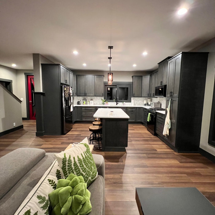 Inspiration for a timeless living room remodel in Other
