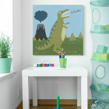 "Mite I" Painting Print on Wrapped Canvas