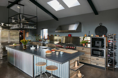 Inspiration for a large urban kitchen in Dorset.