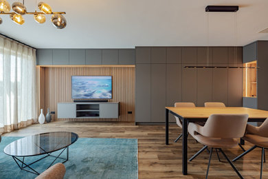 Mittelgroßes Modernes Wohnzimmer in Düsseldorf