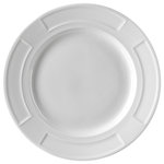 10 Strawberry Street - Sorrento Bread and Butter Plates, Set of 6 - Sorrento : The debossed rim on this sophisticated collection embraces your meals with a contemporary yet uncomplicated vibe, creating a high-end feel.