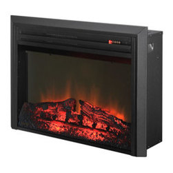 Muskoka - Muskoka 25-in Plug-In Electric Fireplace Insert -MFB27TBL3A-5 - Indoor Fireplaces