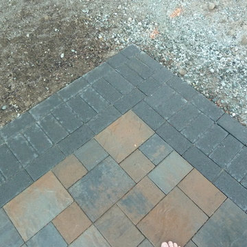 Wine Country Basalite Artisan Slate Paver Driveway