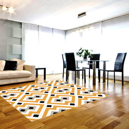 Pierson Handmade Modern Abstract Carpet - Floor Rugs