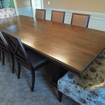 Rochester Dining Table and built in Buffet