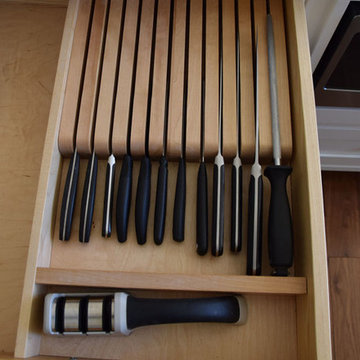 Corner cabinet and pullout options that Maximize Space