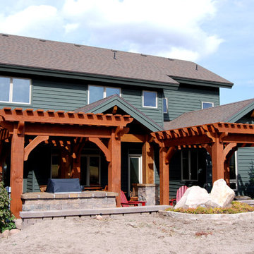 Over Sized Timber Frame Pergola Arbor Gazebo Kits