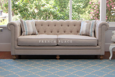 French style chesterfield sofa