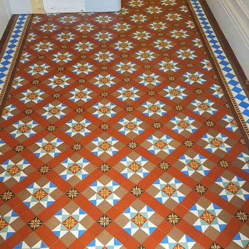 Restoring Victorian Hallway Tiles in Doncaster