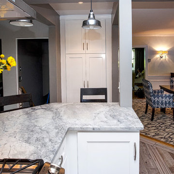 Sunwashed Serenity Kitchen Remodel | White Cabinetry & Open-Concept