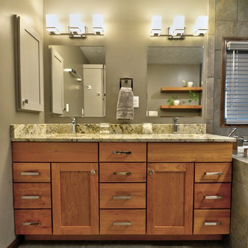 Jennings Street West Lafayette Contemporary Bathroom Remodel